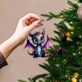 thumbnail image 4 of 1PC Dragon Acrylic Hanging Ornament Acrylic Christmas Ornament Seasonal Hanging For Seasonal Display (Color8), 4 of 8