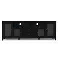 thumbnail image 5 of Simpli Home Cosmopolitan 72 inch Wide Solid Wood TV Stand in Black For TVs up to 80 inches, 5 of 14