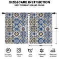 thumbnail image 2 of Blackout Kids Curtains,Boho Bohemia Flower Childrens Insulated Curtains Set Of 2,Bedroom Essentials,Toddler Room Decor 42"x54"(106x137cm), 2 of 4