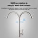thumbnail image 3 of Faucet Stainless Steel Vegetable Basin Faucet Kitchen Rotate Single Cold Water Sink Faucet Water Purifier Single Lever Hole Tap, 3 of 10