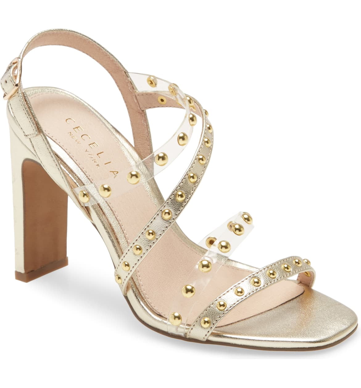 gianni bini martini clear strappy sandals