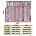 thumbnail image 3 of DAJU To My Best Aunt Throw Blanket Soft Fuzzy Fleece Blanket For Couch Bed Living Room Decoration(40*50inch), 3 of 6