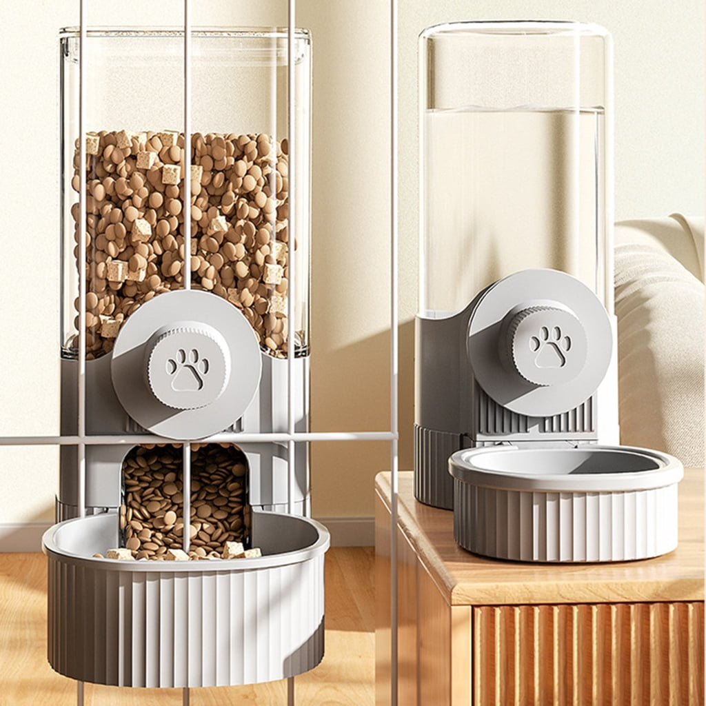 Pet Feeding Bowl Water Dispenser Food Feeders Treat Bowl Automatic Water Dispenser Dog Housewares Watering Supplies