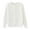 A04-White, variant on TOWED22 Girls Crewneck Cardigan Solid Cotton Long Sleeve Button Sweater Uniform Sweaters for Little Girls(Red,5-6 Y)