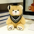 thumbnail image 5 of ​10in PhD Graduation Bear Plush - Cap & Scroll Stuffed Animal Academic Gift w/ Gown & Glasses (Gift-Ready Packaging)​​ Yellow, 5 of 9