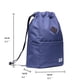 thumbnail image 2 of KAUKKO Cordón Deportes Mochila Gimnasio Yoga Bolsa Hombro Mochila para Hombres y Mujeres KAUKKO  K3031-Lightblue, 2 of 5