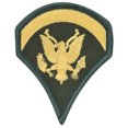 thumbnail image 5 of U.S. Army Specialist 5-Stripes Rank Gold On Green Cloth, 5 of 6