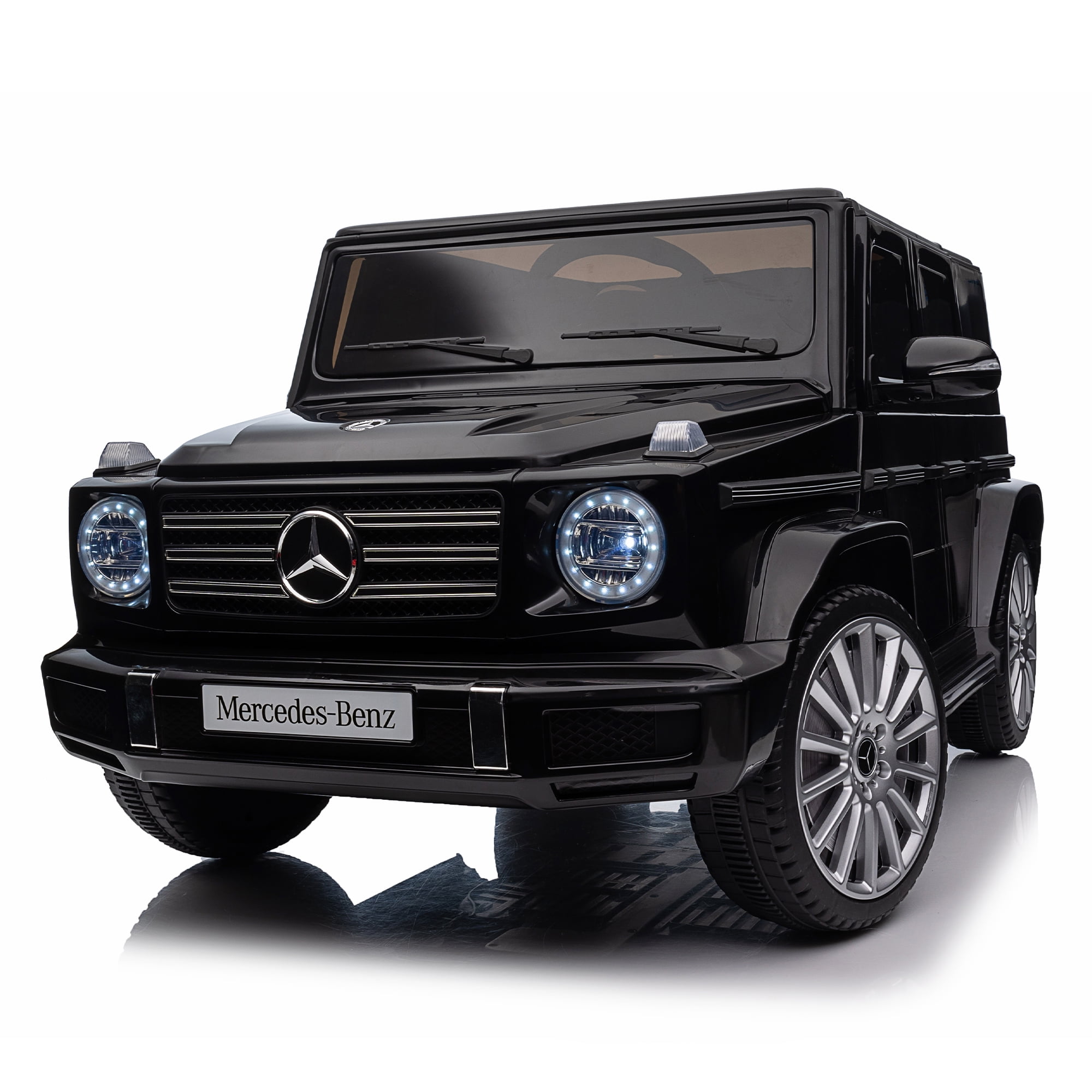 CIPACHO Kids Ride On Cars, Licensed Mercedes-Benz G500, 24V Battery Powered Toy Electric Car for Kids with 2.4GHz Remote Control, Black