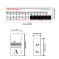 thumbnail image 2 of Binwennn Preppy Sticker Pack Piano Keyboard Sticker 27/32/37 Key-Removable Transparent Piano Sticker, 2 of 7