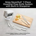 thumbnail image 2 of Juego de cuchillos Ninja NeverDull K12007WHBN 7 piezas blanco, 2 of 9