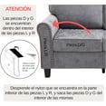 thumbnail image 4 of Sofa para Sala de 3 Plazas, 4 of 9