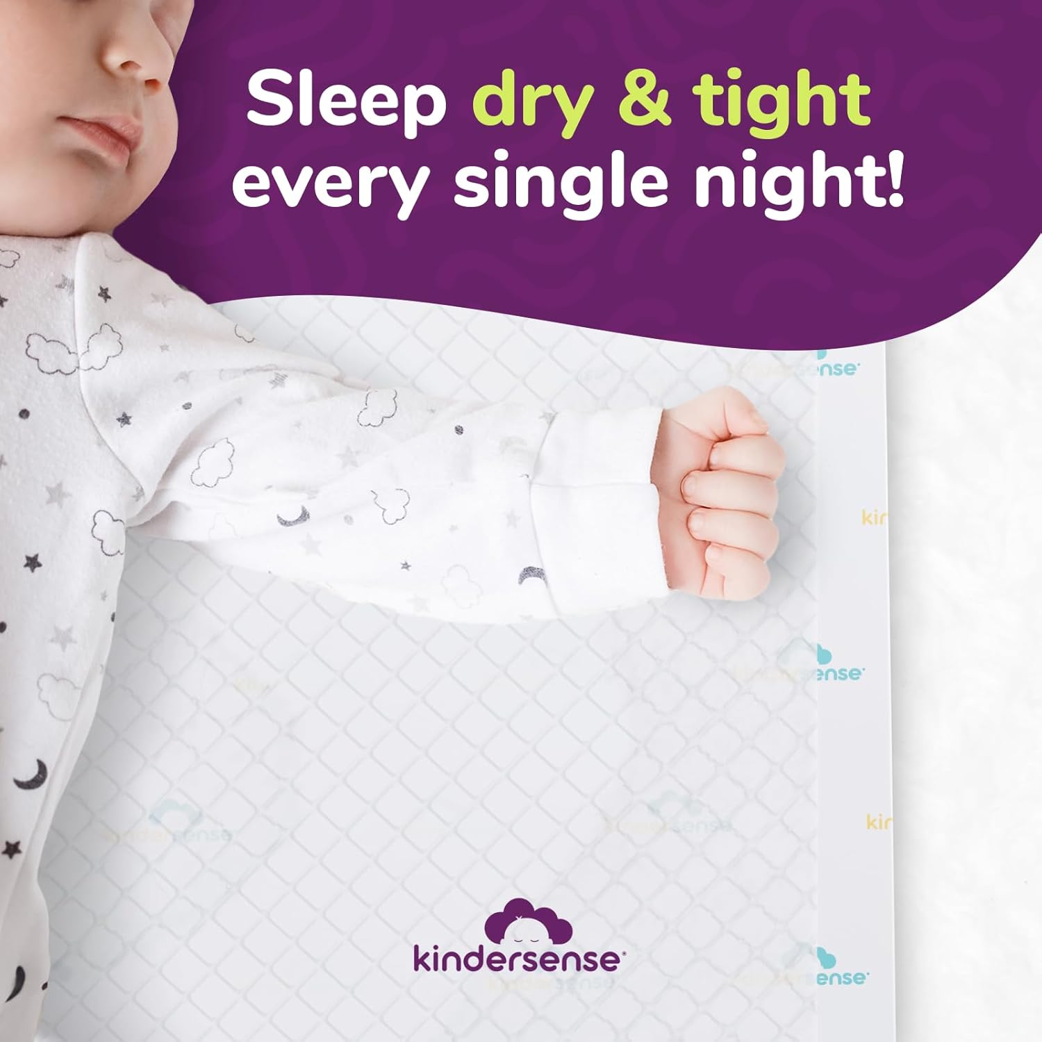 KinderSense Ultra Absorbent Disposable Bed Pads for Potty Training 36" x 30" (25 Count)