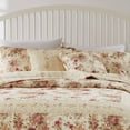 thumbnail image 4 of Greenland Home Antique Rose Decorative Pillows, Set of Two (2), 18 W x 18 H Each, Ecru, 4 of 5