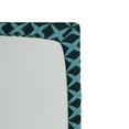 thumbnail image 2 of Ambesonne Blue Fitted Sheet, Thick Crossed Lines, Queen Size, Slate Blue and Pale Blue, 2 of 2