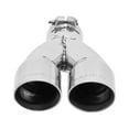 thumbnail image 3 of Flowmaster 15307 Exhaust Tip - 3.00 in. Dual Angle Cut Polished SS Fits 2.50 in. Tubing -Clamp on, 3 of 4