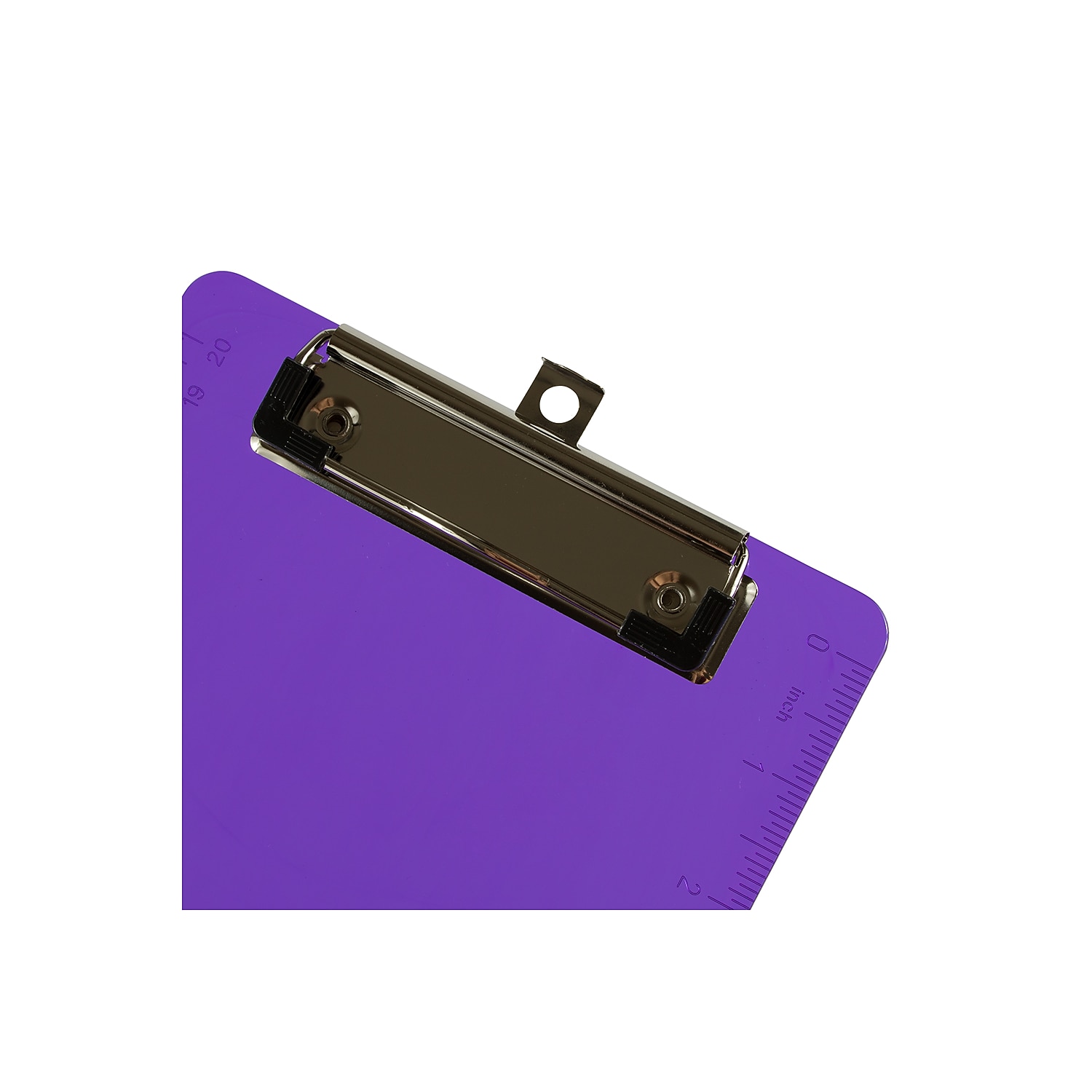 JAM Paper Plastic Clipboard Memo Size Purple 12/Pack (331CPMPUA)