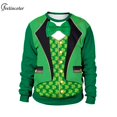 thumbnail image 2 of Chándal del Día de San Patricio para hombre, jersey verde, uniforme extraño, sudaderas gráficas, ropa de calle, otoño, 2 of 4