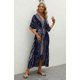thumbnail image 2 of Women's Swimsuit Beach Cover Up Tie Dye Open Front Long Kimono Bikini Beachwear, 2 of 4