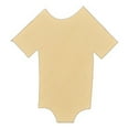 thumbnail image 1 of 1 Pc 4"x 3-3/4" Onesie shape is the perfect way to personalize your baby shower decoration for lasting memories of the most special occasion of a lifetime., 1 of 1