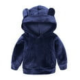 thumbnail image 3 of BULLPIANO 9M-7T Toddler Baby Boys Girls Sweatsuits Set Velour Tracksuit 2 Piece Outfits Long Sleeve Hoodie Tops Sweatpants Jogger Set, 3 of 9