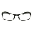 thumbnail image 2 of Collapsible Rectangular Plastic Folding Clear Lens Reading Glasses Brown 3.5, 2 of 4