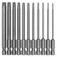thumbnail image 1 of Juego de 11 Brocas Magnéticas de Seguridad A Prueba de Manipulaciones con Punta Hexagonal de 100 mm y 1/4 de Pulgada, Destornillador de Cabeza ., 1 of 6