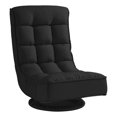 thumbnail image 1 of Posh Living Woodrow Linen Recliner/Floor Chair Black, 1 of 8