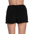 thumbnail image 3 of Just Love Womens Plush Pajama Shorts (Black - Skull and Crossbones, X-Large), 3 of 3