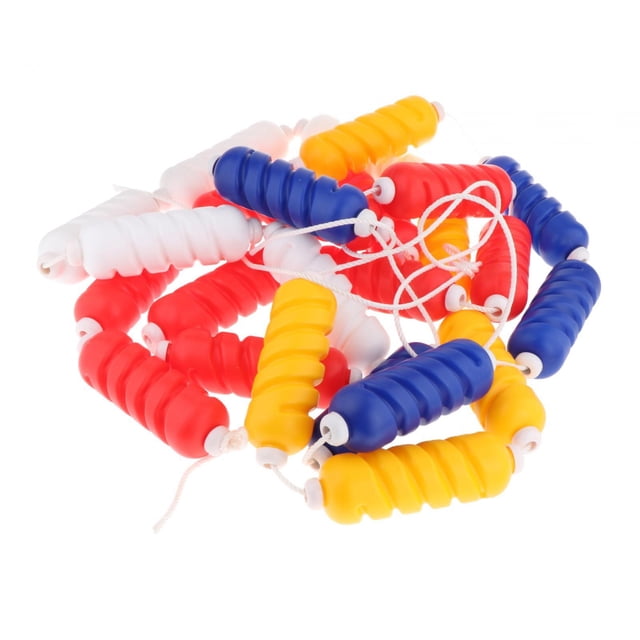 Transemion Easy To Dividing Lanes Line 3 Bi Tone Float Buoys Shallow For Pool Parties And Events Pool Divider Rope Hot Beaches