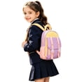 thumbnail image 4 of Weebloom Cute School Backpack For Toddler Boys Girls Corduroy Cartoon Backpack Cute Animal Bookbag Elementary Middle School Purple, 4 of 4
