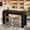 Black, variant on Fnova 63 Inch Long Narrow Counter Height Bar Table with Thick Top, 300 lbs Bar Table for Kitchen Apartment Home Bar