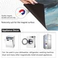thumbnail image 4 of Yayeee Magnetic Dishwasher Cover for The Front Decoration Home Kitchen Machine Sticker Protector, Black Marble, 4 of 6