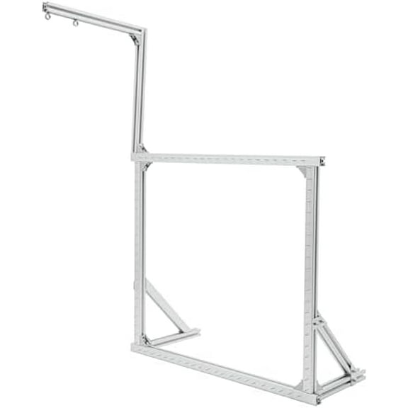 Tufting Frame for Rug Making, Wooden Rug Making Kit for Tufting Rug Gun,2 Practical G-Clamps,Tufting Stand Frame Rug Tufting Supplies for Tufting Devices, Punching Needles, Carpets 35.5x35.5 Inch