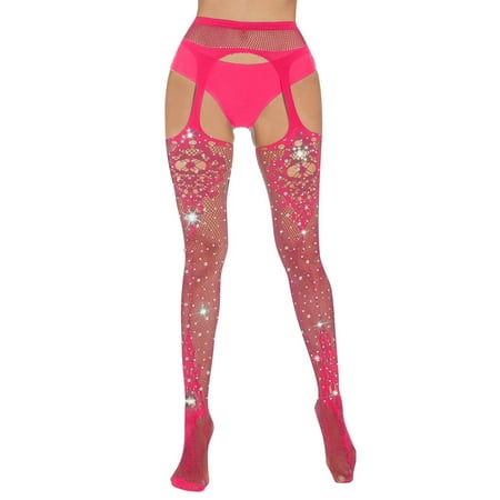 HSMQHJWE Fishnet Stockings Heart Tights For Women Socks Diamond Suspender Four Hollowed Out Long Panties Women S Stockings Silk On Sides Tights Skin Toned Lined Tights