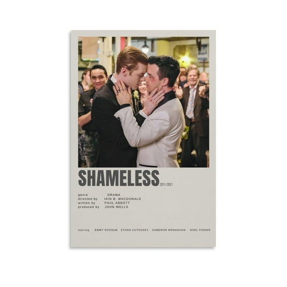 Vintage Movie Shameless TV Show Poster 24 Canvas Art Poster And Wall Art Picture Print Modern Family Bedroom Decor Posters