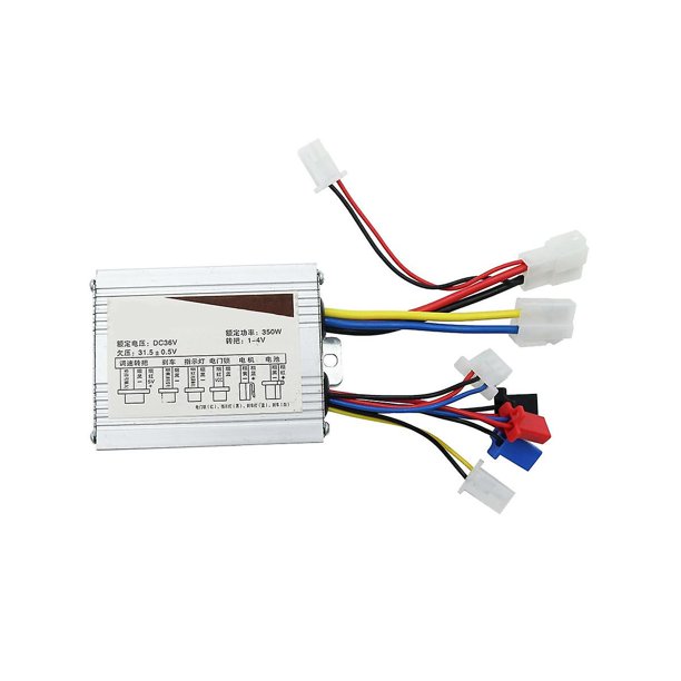 Controlador de velocidad de cepillo de 36 V y 350 W para bicicleta eléctrica, scooter, bicicleta eléctrica, motor