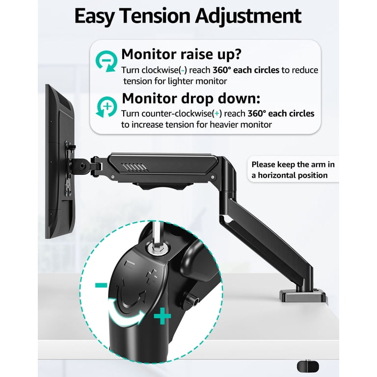 Mount Pro Dual Monitor Stand 22-32 Inch Gas Spring photo 7