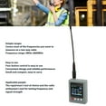thumbnail image 3 of Handheld Frequency Counter, 2MHz-2.8GHz  Talkie Frequency Counter Easy To Read High Accuracy Sensitive with LED Color Display for Two Way Radio Accessory, 3 of 7