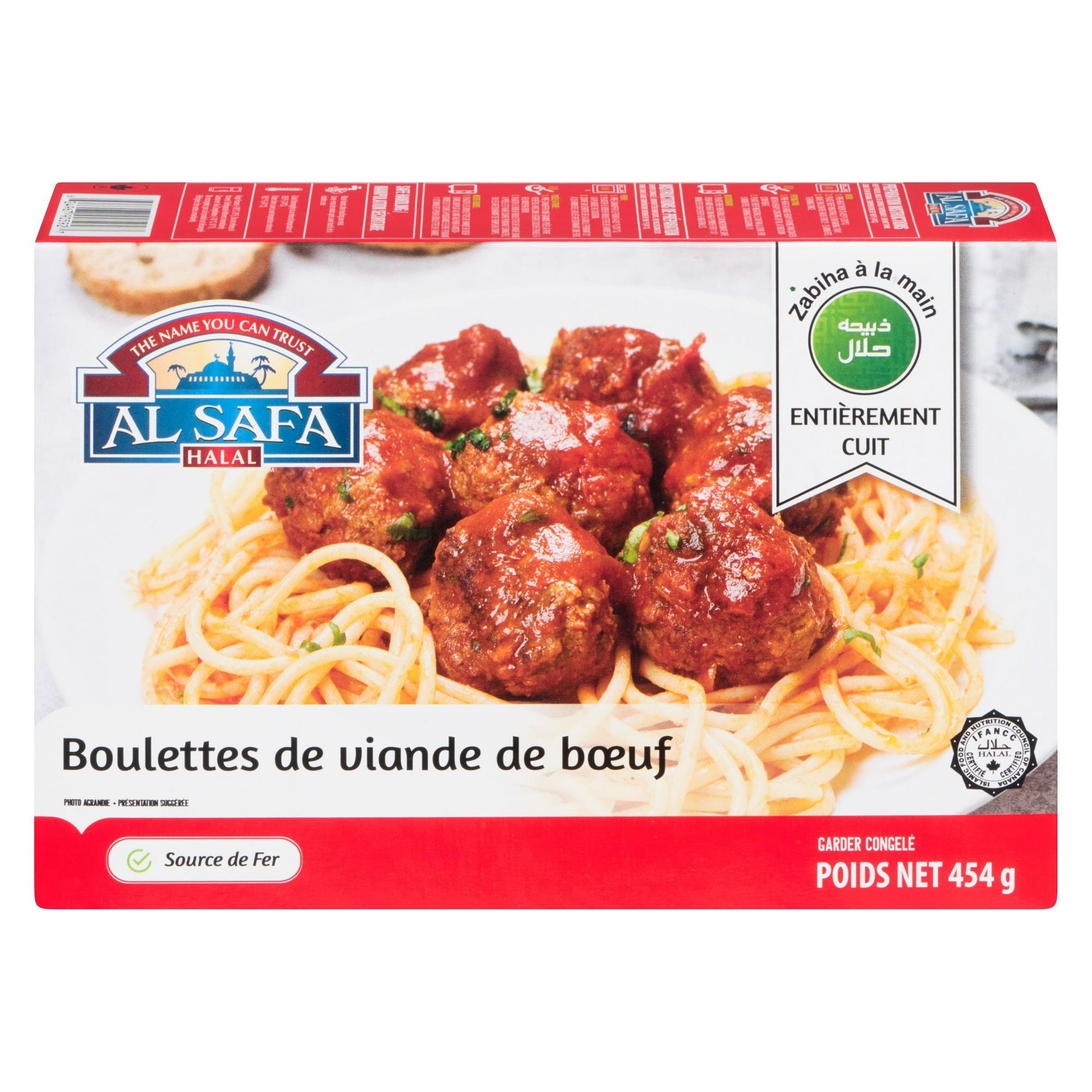 Al Safa Halal Fully Cooked Beef Meatballs