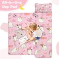thumbnail image 4 of Halloween Cute Ghosts with Boo Toddler Nap Mats for Kids Preschool,60"x20" Sleeping Mat Bag or Kids,Toddler Sleeping Bag,Toddler Nap Mat or Daycare, 4 of 6