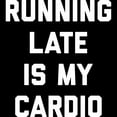 thumbnail image 3 of CafePress - Running Late Is My Cardio Men's Dark Pajamas - Men's Dark Loose Fit Cotton Pajama Set, 3 of 7