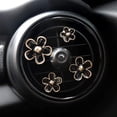 thumbnail image 1 of Encanto del coche Hermosas flores de margarita Decoraciones de ventilación de aire Lindo ajuste interior automotriz, 4 piezas con diferentes tamaños Xemadio HMHZ776-1, 1 of 6