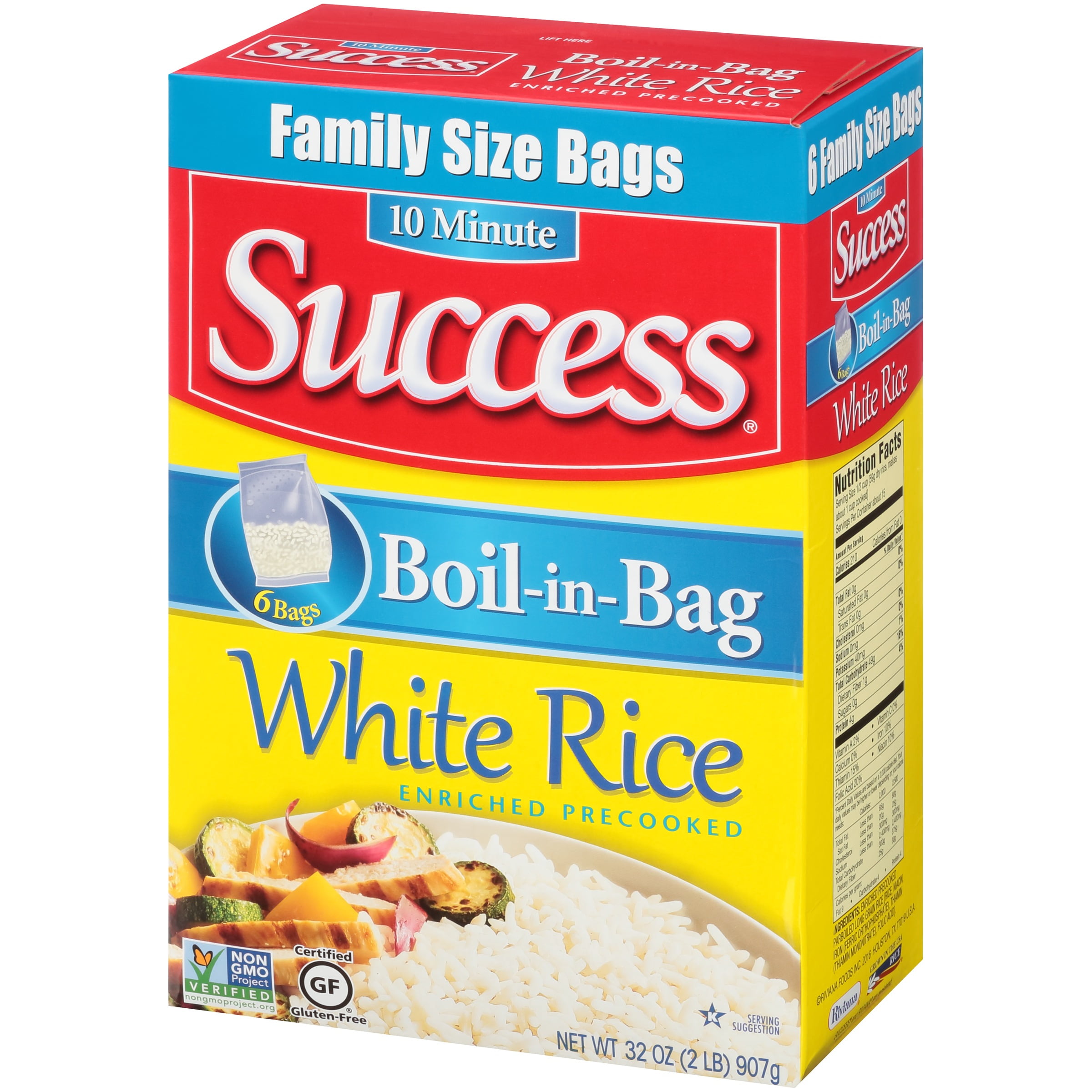 Success Boil-in-Bag White Rice, 32 oz Box - Walmart.com - Walmart.com