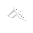 thumbnail image 4 of bedienty Plastic Wall Mounted Adjustable Stand White Convenient Usage Easy To Install Essential Electronic Device Sturdy, 4 of 6