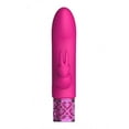 thumbnail image 2 of Shots Royal Gems Dazzling Rechargeable Silicone Miniature Rabbit Vibrator Pink, 2 of 5