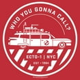 thumbnail image 2 of Men's Ghostbusters Ecto-1 Wagon Logo  Graphic Tee Red Heather 3X Large, 2 of 5