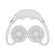 thumbnail image 1 of Ventilador portátil, ventilador de masaje, ventilador de cuello colgante con luz RGB y 3 velocidades de viento ajustables para deportes, oficina Viajes, 1 of 5