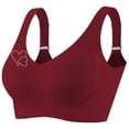 thumbnail image 1 of Lenpel Bras for Women Plus Size Seamless Wireless Push up Supportive Full Coverage T Shirt Bralettes Sports Everyday Bras, 1 of 7