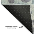 thumbnail image 5 of Addison Rugs Mayfield Premium Machine Washable Transitional Geometric Denim Runner Rug, 2'3" x 7'6", 5 of 6