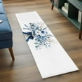 thumbnail image 3 of Runner Rugs 2x6 Ft, Blue Spring Floral Non Slip Area Rugs for Kitchen Bedroom Entryway, Watercolor Summer Flowers Washable Carpet Runner Rug Floor Mats for Bedroom Home Decor, 3 of 9